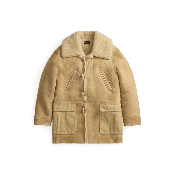 Shearling Toggle Coat
