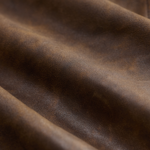 Leather Corduroy-Collar Jacket
