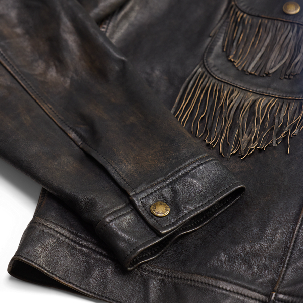 Fringe Leather Jacket