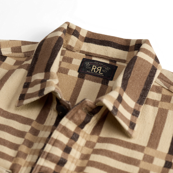 Plaid Jacquard Overshirt