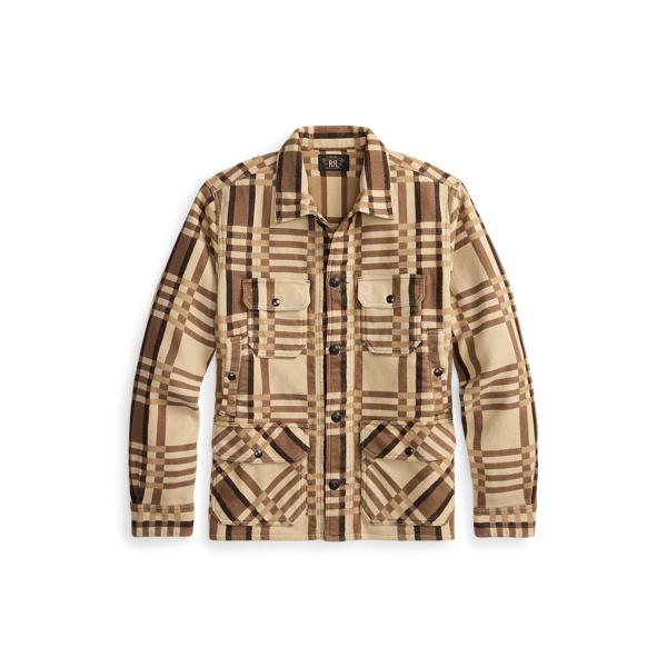 Plaid Jacquard Overshirt