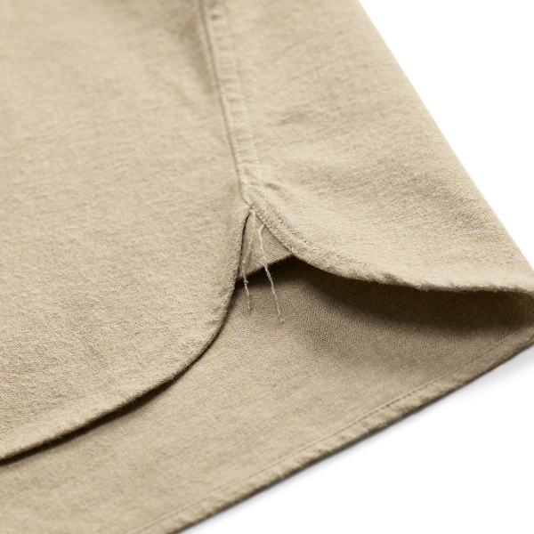 M&eacute;lange Band-Collar Workshirt