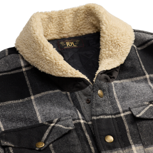 Western Plaid Twill Overshirt