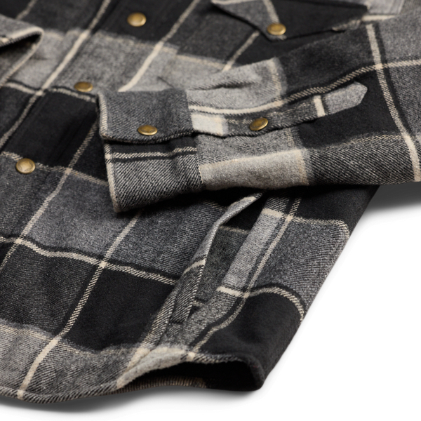 Western Plaid Twill Overshirt