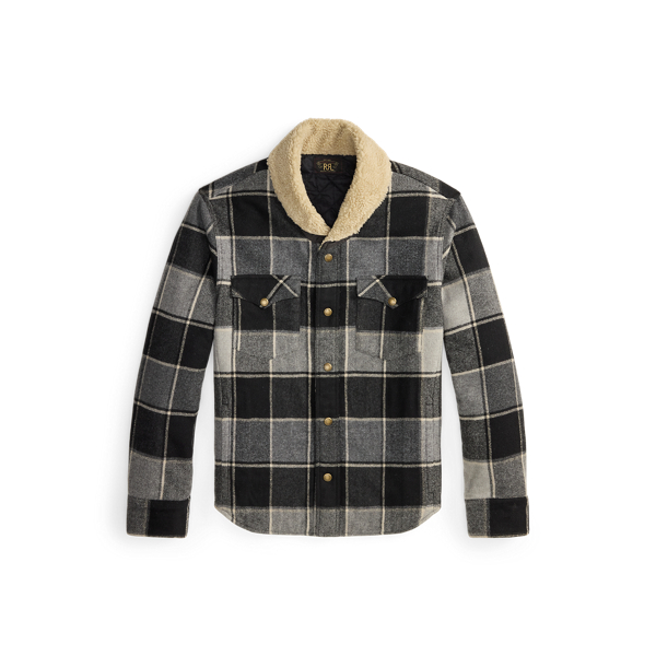 Western Plaid Twill Overshirt
