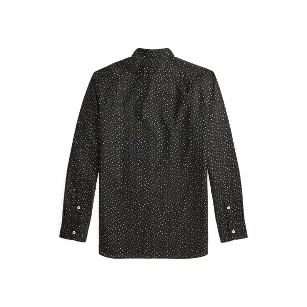 Slim Fit Star-Print Tuxedo Shirt