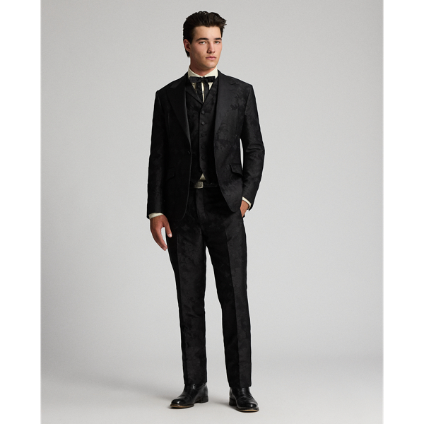 Silk-Blend Western Tuxedo Jacket