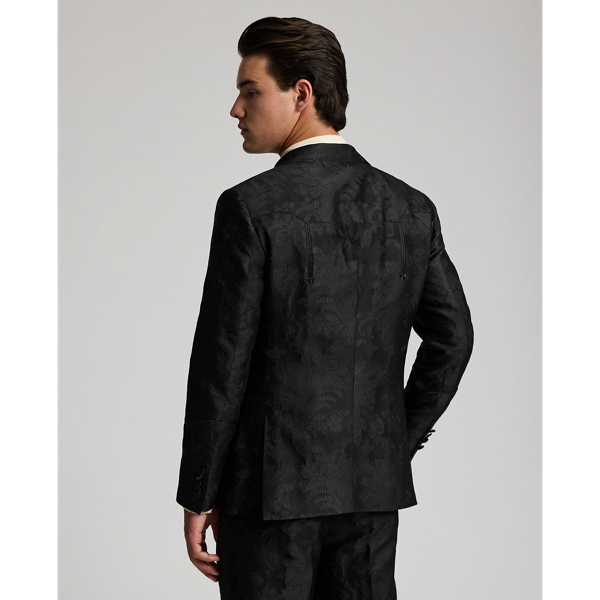 Silk-Blend Western Tuxedo Jacket