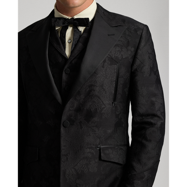 Silk-Blend Western Tuxedo Jacket