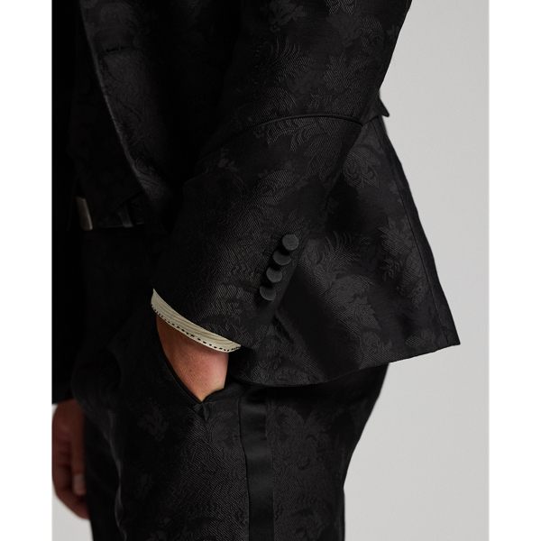 Silk-Blend Western Tuxedo Jacket