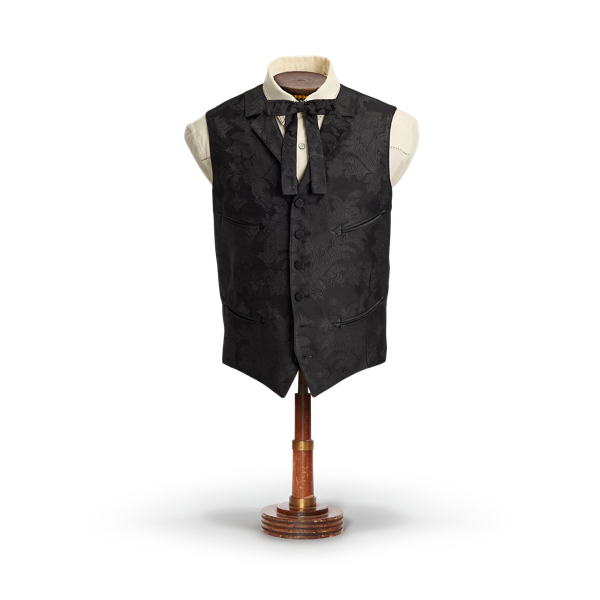 Silk-Blend Western Tuxedo Waistcoat