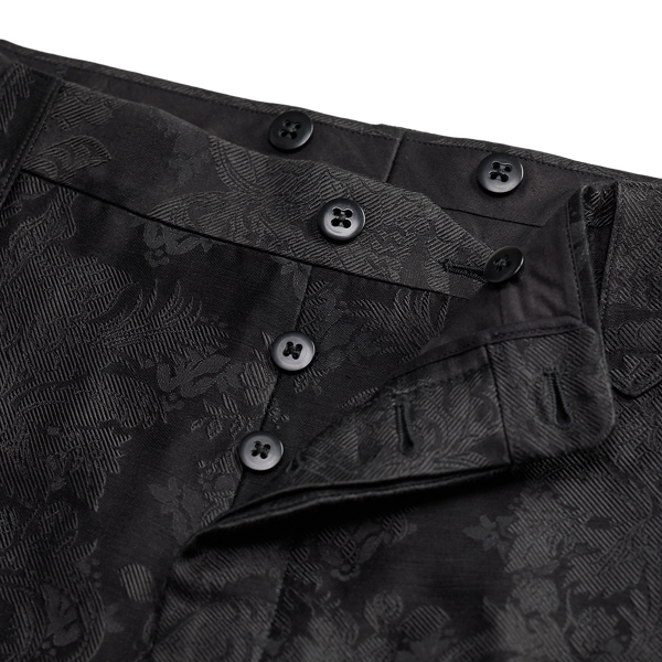 Pantalon de smoking slim western en soie