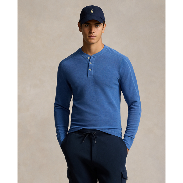 Classic Fit Performance Henley Shirt