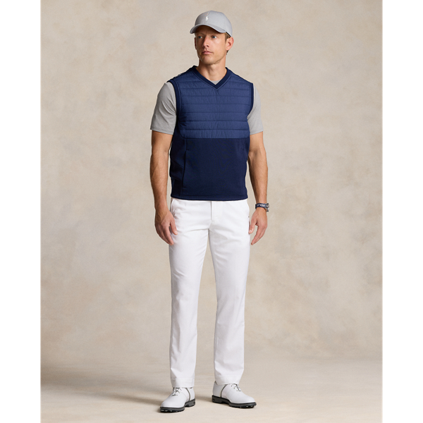 Hybrid-Weste mit V-Ausschnitt