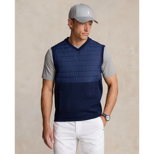 Hybrid-Weste mit V-Ausschnitt