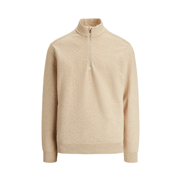 Classic Fit Quilted Double-Knit Pullover