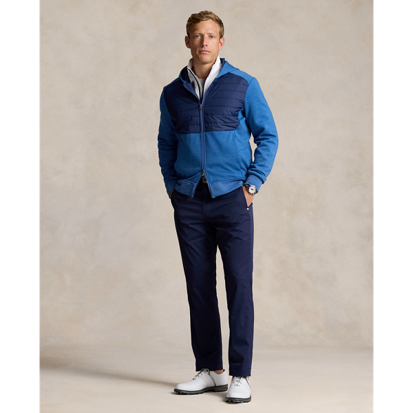 Hybrid-Kapuzenjacke mit Reißverschluss