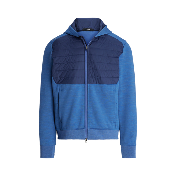 Hybrid-Kapuzenjacke mit Reißverschluss