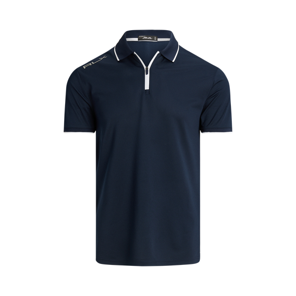 Tailored Fit Performance Zip Polo Shirt RLX 1