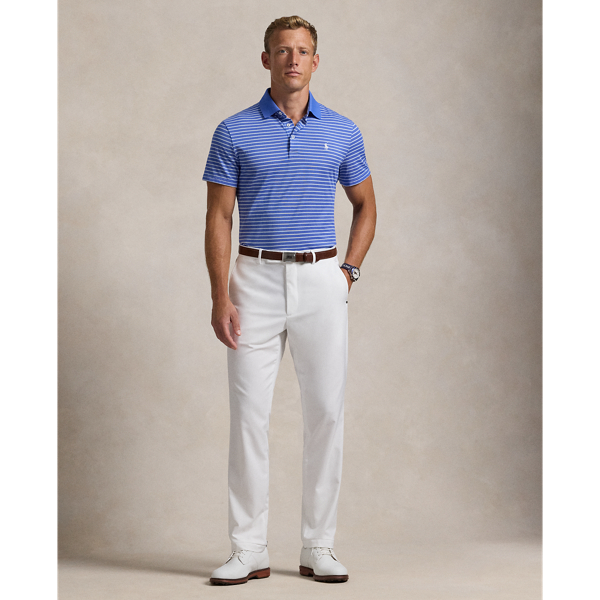 Scottsdale Blue Multi Tailored Fit Performance Polo Shirt RLX 4
