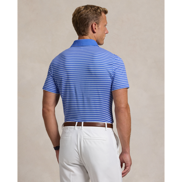 Scottsdale Blue Multi Tailored Fit Performance Polo Shirt RLX 5