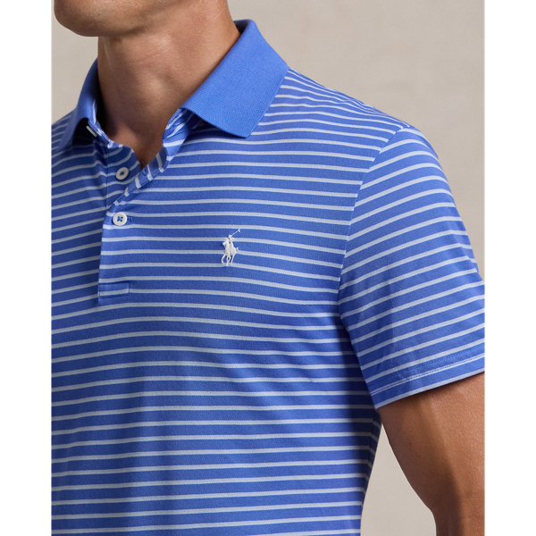 Scottsdale Blue Multi Tailored Fit Performance Polo Shirt RLX 6