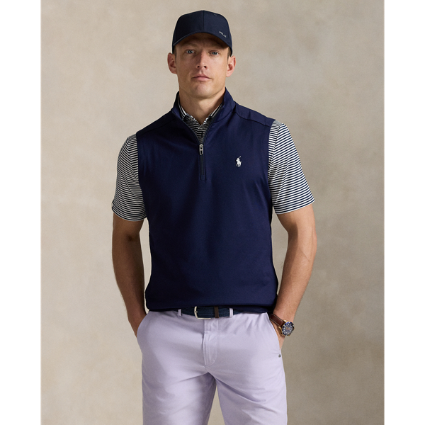 Stretch Jersey Quarter-Zip Gilet