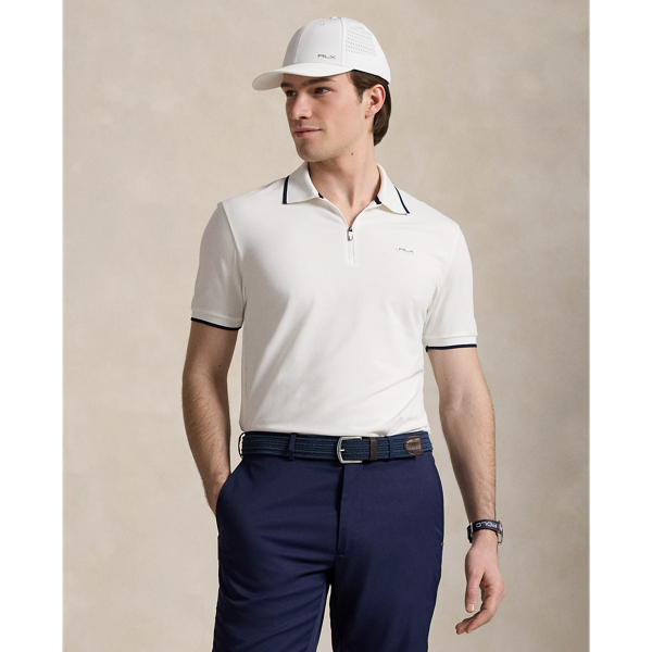Ceramic White/Navy Polo performance Tailored Fit RLX 1