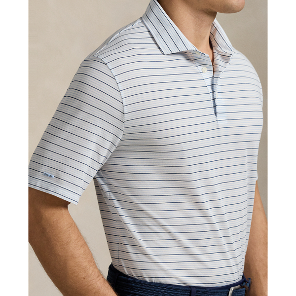 Office Blue Multi Classic Fit Performance Polo Shirt RLX 6