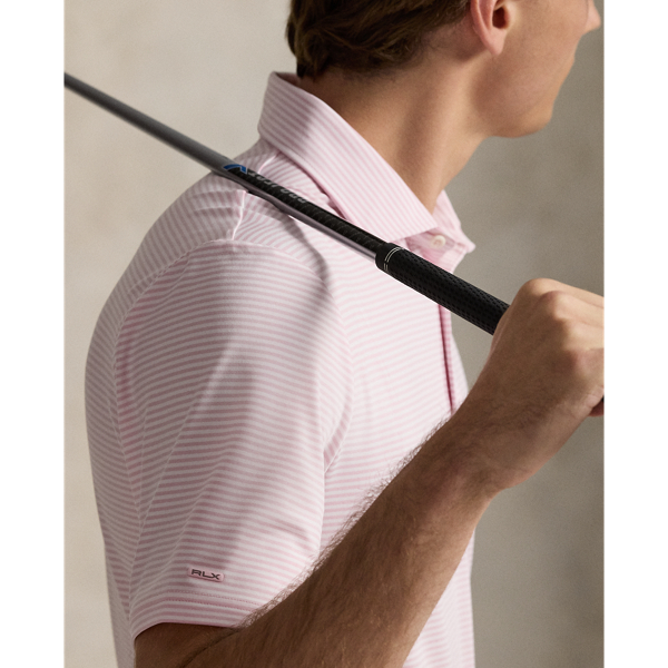 Garden Pink/Ceramic White Classic Fit Performance Polo Shirt RLX 6