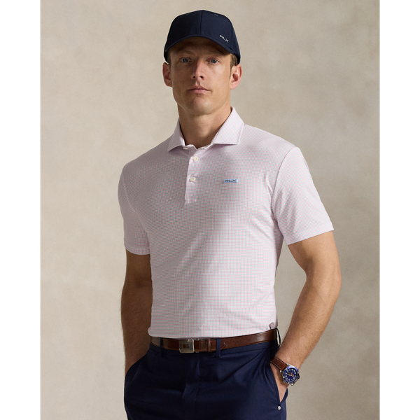 Tattersall Office Blue Polo performance Tailored Fit RLX 1