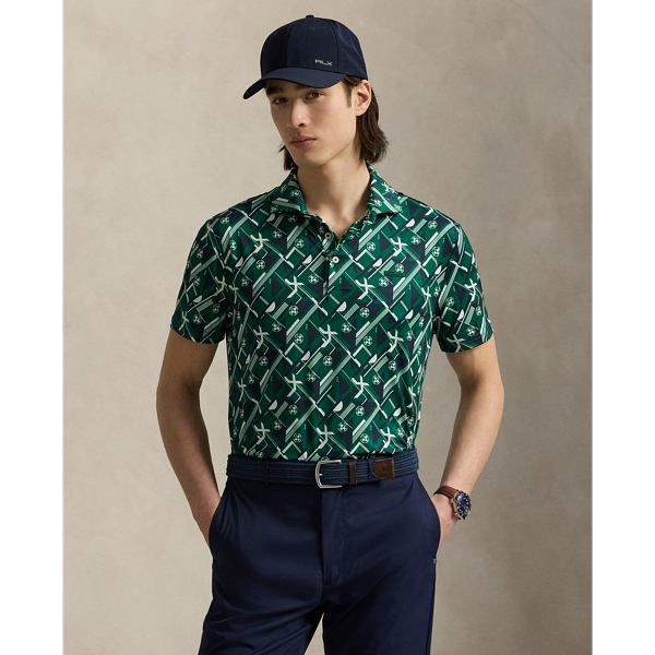 Kelly Green Polo performance Tailored Fit RLX 1