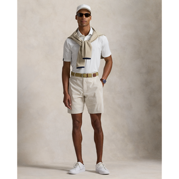 新品　クラシックな雰囲気薫るストレッチが効いた誰でも被れるRLXラルフローレン LAUREN RALPH LAUREN (ローレン ラルフローレン) 千鳥柄