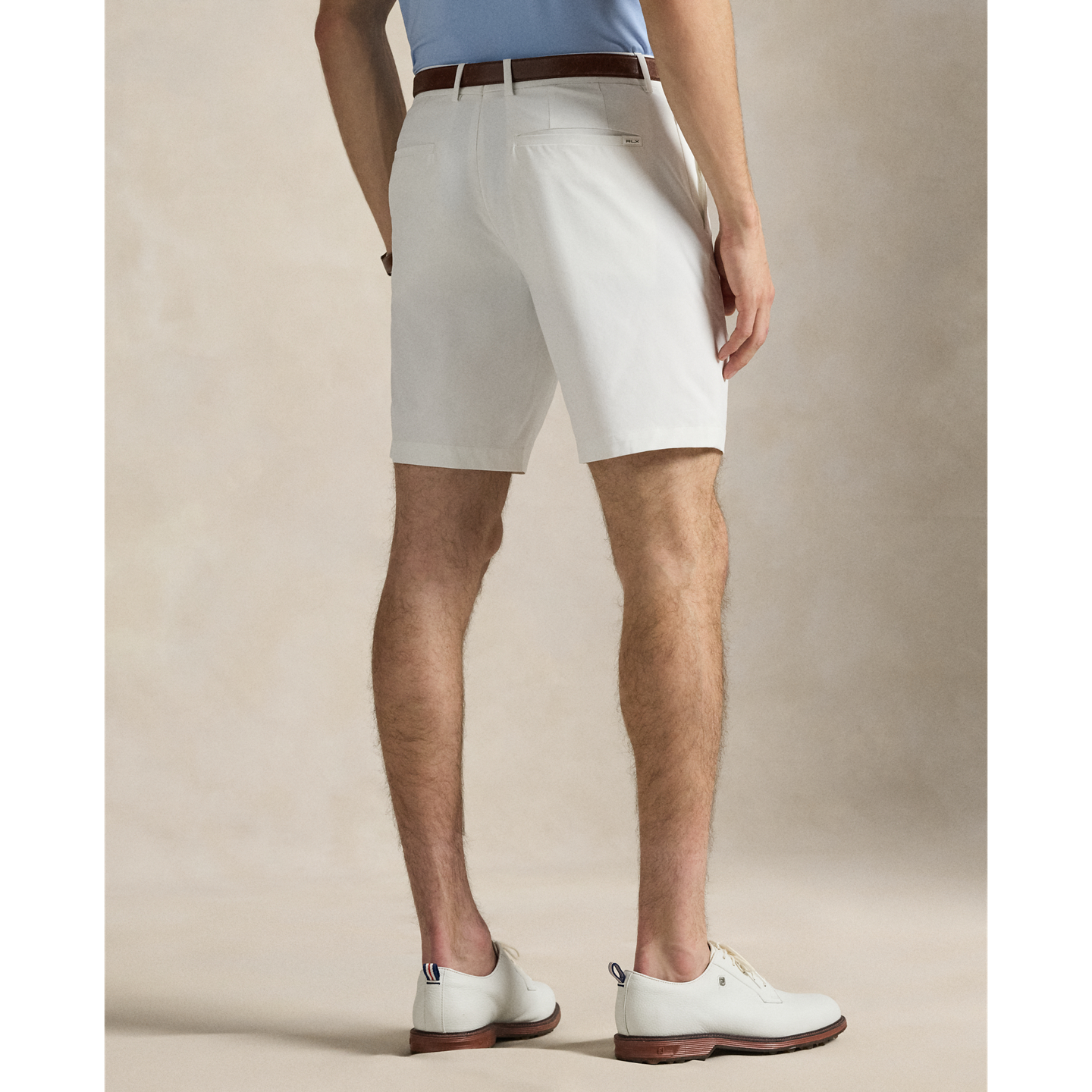 Шорты Ralph Lauren 9-Inch Tailored Fit Performance, цвет: Белый — фото 2