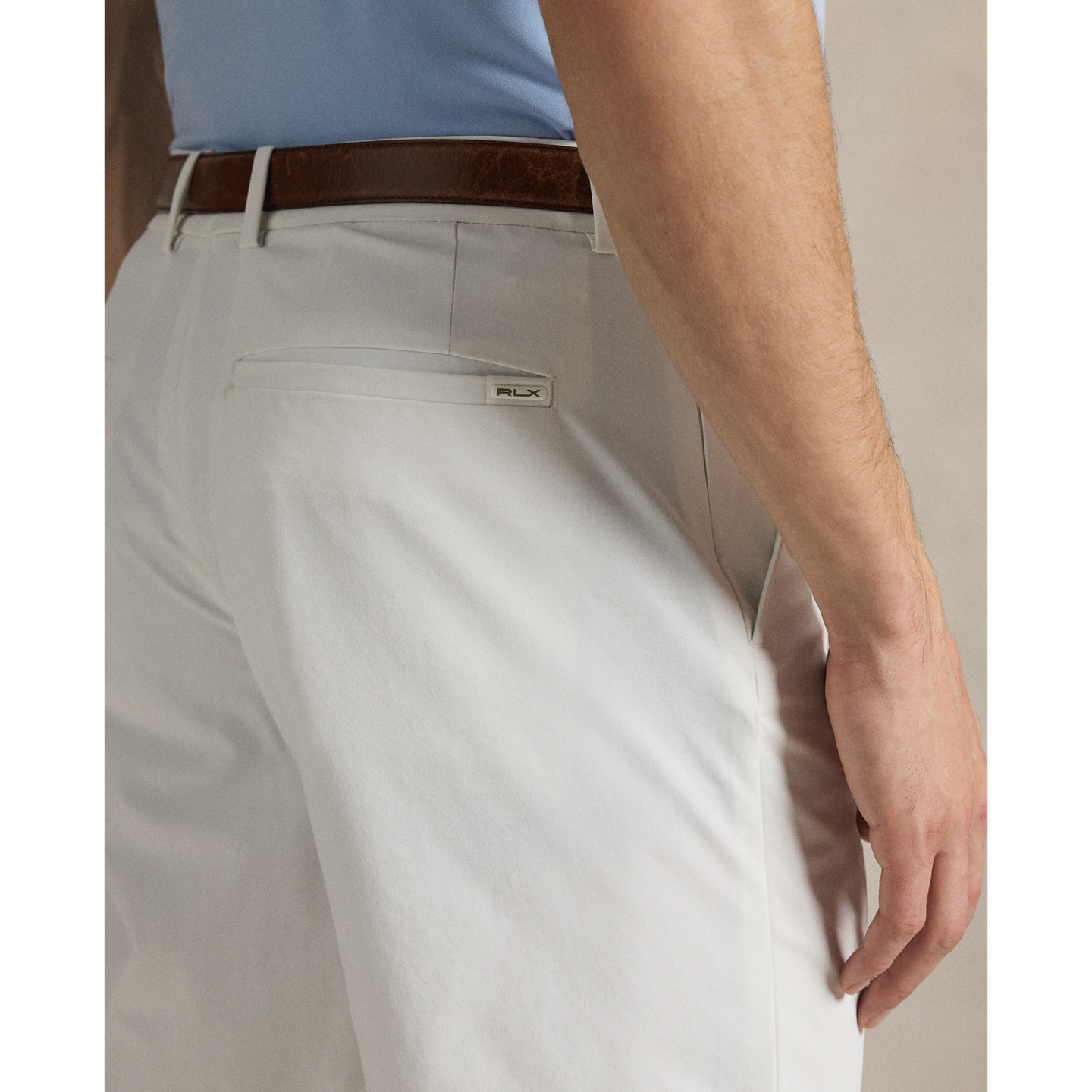 Шорты Ralph Lauren 9-Inch Tailored Fit Performance, цвет: Белый — фото 3