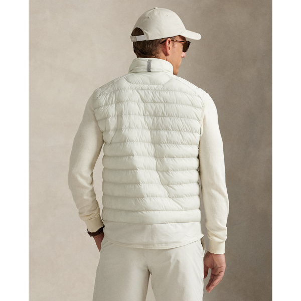Stone Pebble Quilted Full-Zip Vest RLX 5