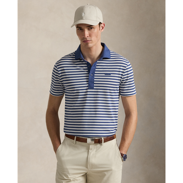 Old Royal/ceramic White Tailored Fit Performance Polo Shirt RLX 1