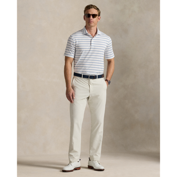 Ceramic White Multi Classic Fit Performance Polo Shirt RLX 4