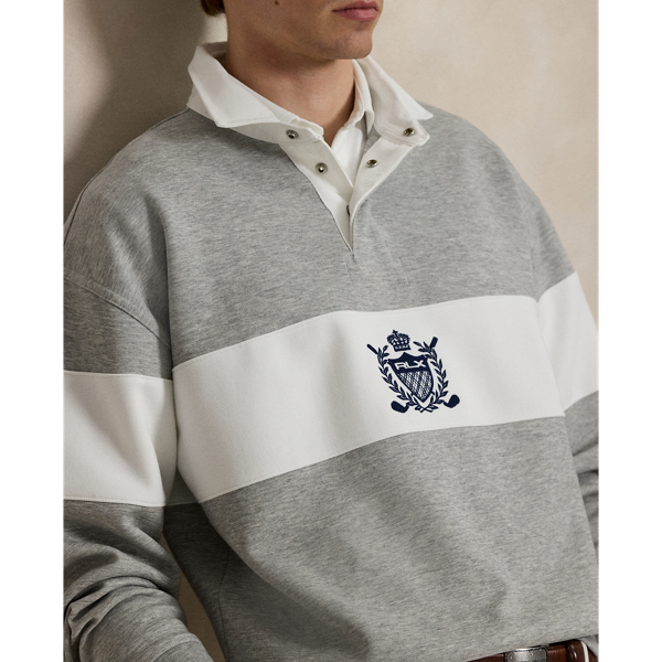 Relaxed Fit Crest Rugby Sweatshirt