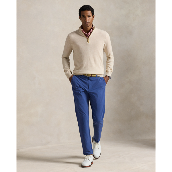 Washable Cashmere Quarter-Zip Sweater