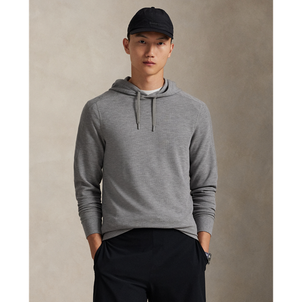 Performance Waffle-Knit Hoodie