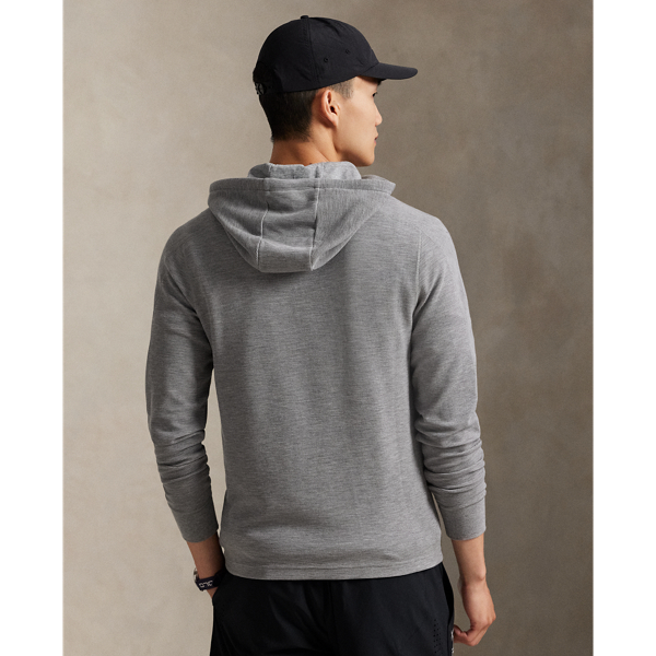 Performance Waffle-Knit Hoodie