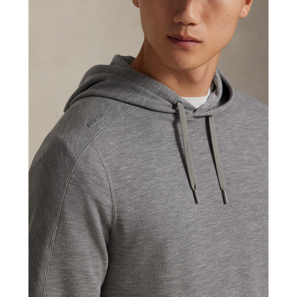 Performance Waffle-Knit Hoodie