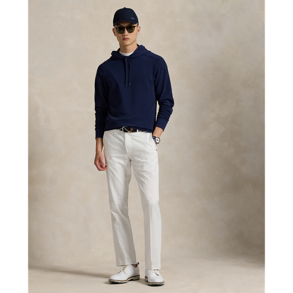 Refined Navy Performance Waffle-Knit Hoodie RLX 4