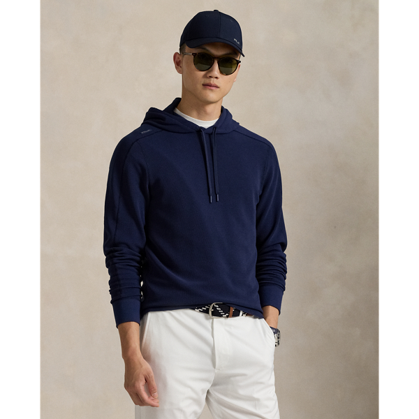 Performance Waffle-Knit Hoodie