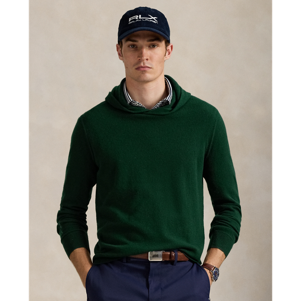 Waschbarer Kaschmir-Kapuzenpullover