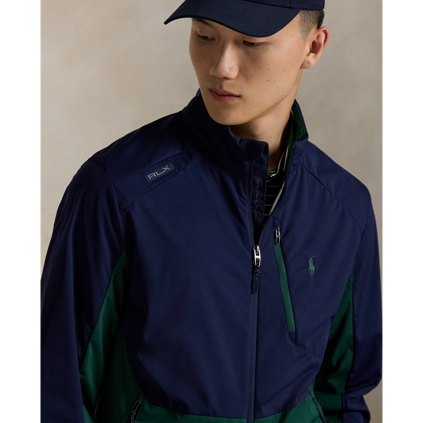 Verstaubare Jacke in Color-Block-Optik