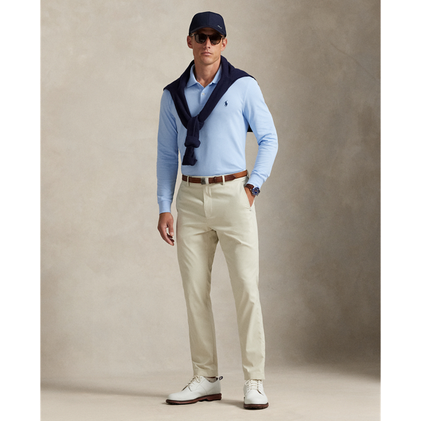 Polo Tailored Fit Performance RLX en Bleu bureau 4