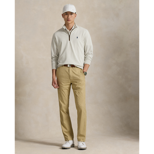Pull molleton éponge stretch Classic Fit RLX en Blanc galet 4