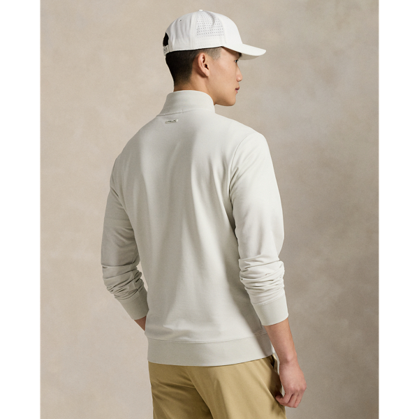 Pull molleton éponge stretch Classic Fit RLX en Blanc galet 5
